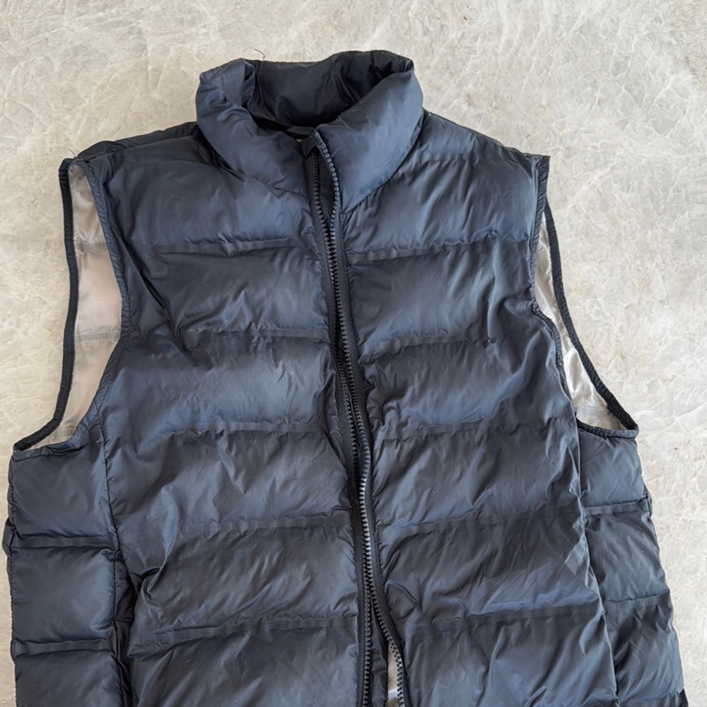 Men's Quilted Puffer Vest - Black